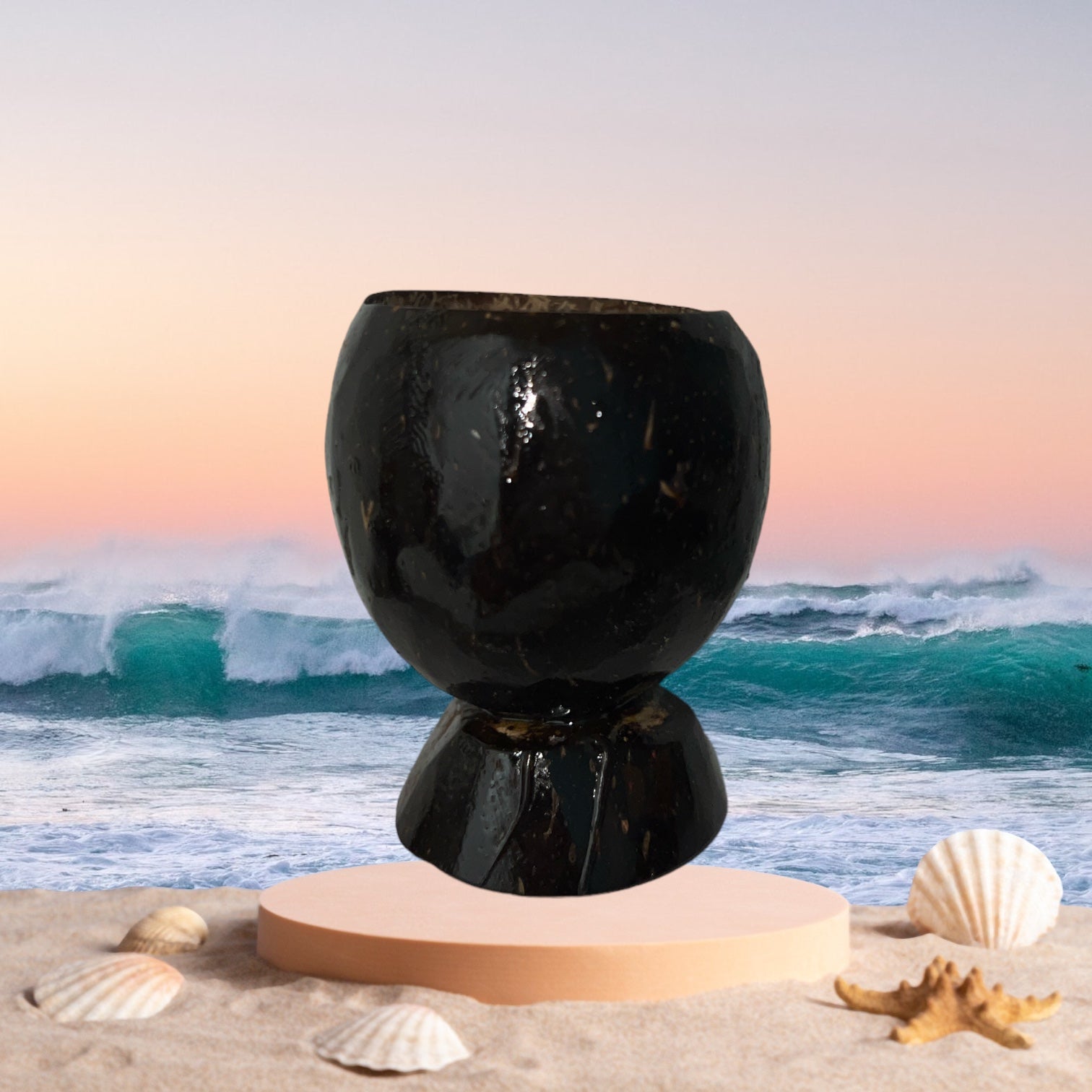 Coconut Shell With Stand